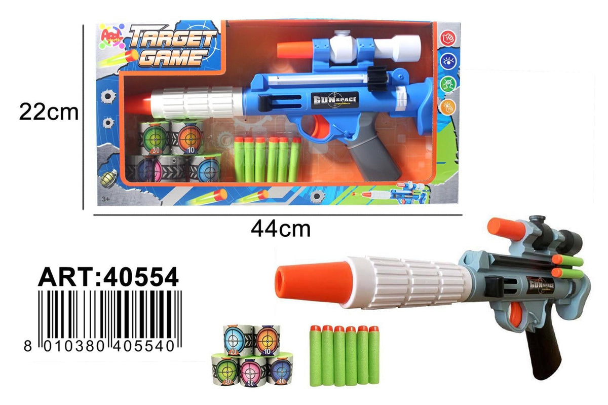 Fucile giocattolo Target con bersaglio AP40554