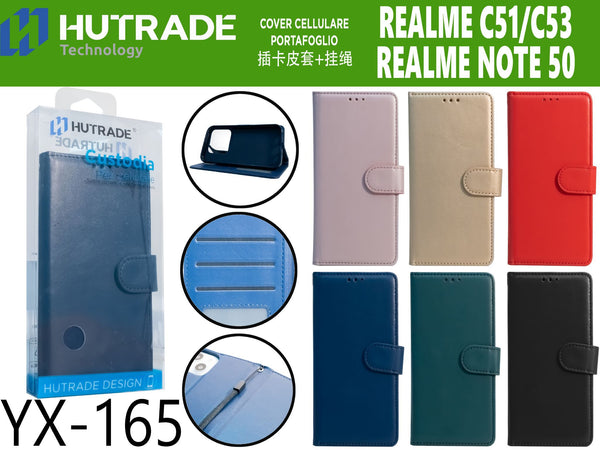 COVER A LIBRO PORTADOCUMENTI CON LACCIO REALME C51/C53/NOTE 50 – YX165 005035