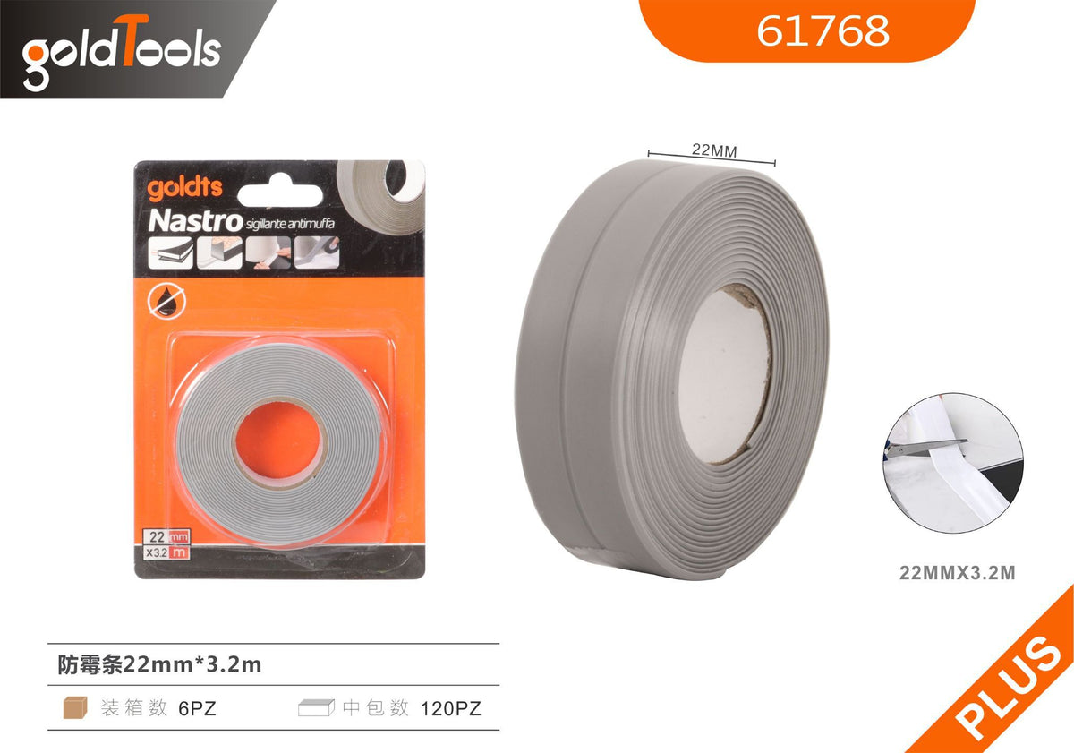 Striscia sigillante adesiva goldts, rotolo 3,2 m