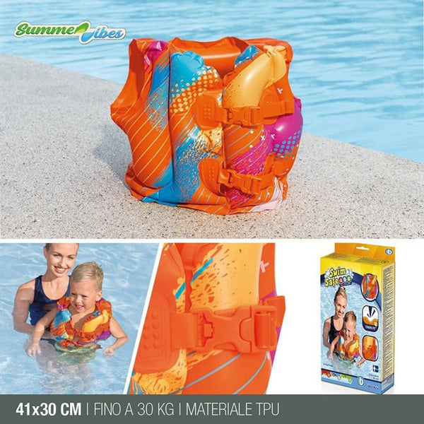 32272 Giubbetto Gonfiabile Salvagente Colorify Toughlite 41 cm x 30 cm Fino a 3