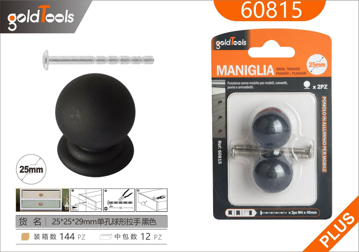 Maniglie per mobili 25×25×29mm – art. 60815