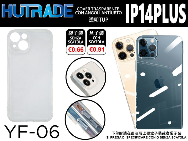 COVER TRASPARENTE IP14 PLUS – YF06 033801