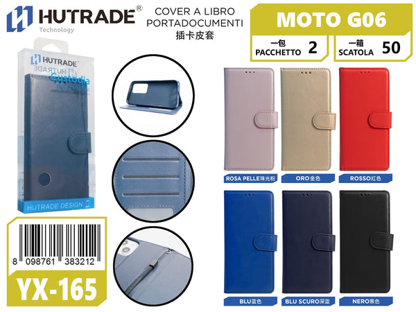 COVER A LIBRO PORTADOCUMENTI CON LACCIO MOTO G06 – YX165 005169
