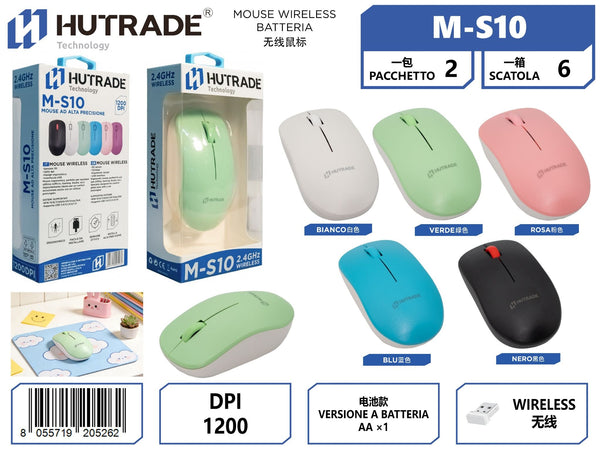 M-S10 MOUSE SENZA FILO