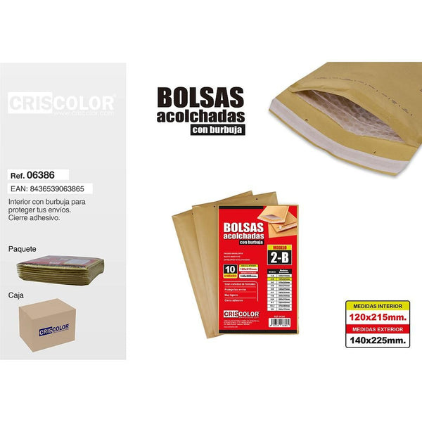 Buste imbottite 120×215MM – art. 906386