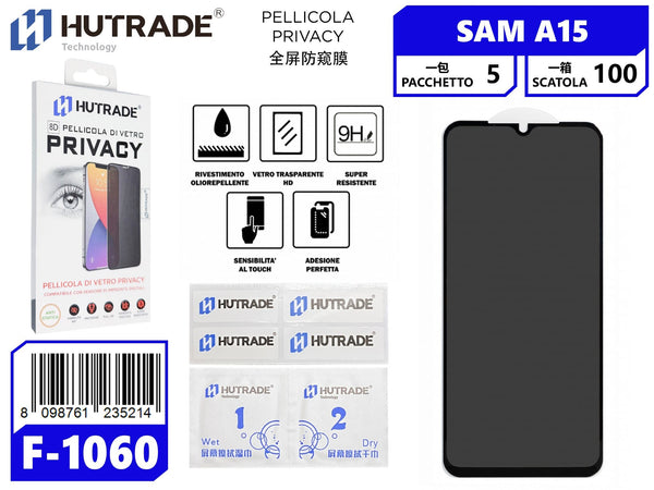PELLICOLA DI VETRO PRIVACY SAM A15
