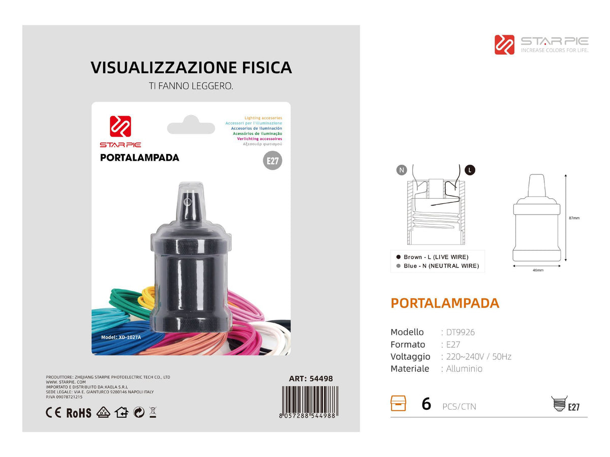 Portalampade – art. 54498