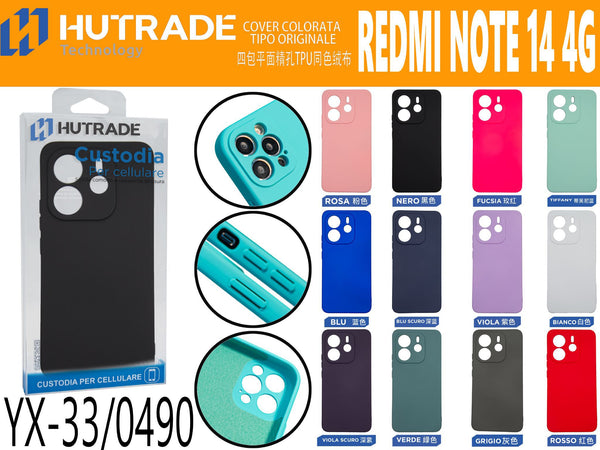 COVER COLORATA REDMI NOTE 14 4G – YX33 000843