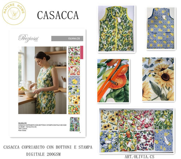 Casacca copriabito Preziosa Olivia