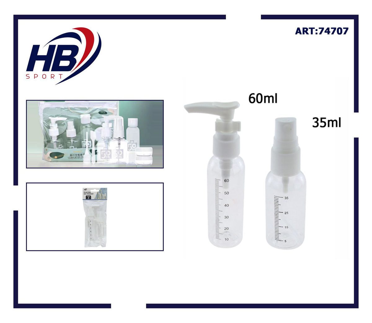 BOTTIGLIE DA VIAGGIO 35ML60 ml