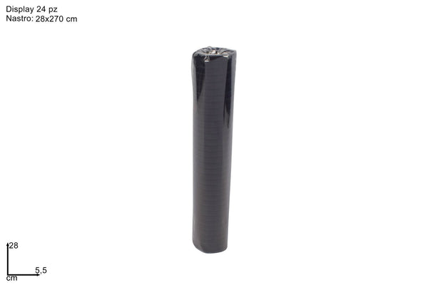 NASTRO BLU VELLUTO RIGATO28CMX270 cm HJ2022-446-28