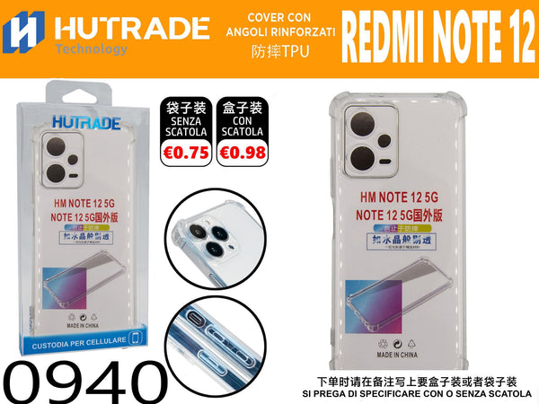 COVER BORDO ANTIURTO REDMI NOTE 12 5G – 0940 014297