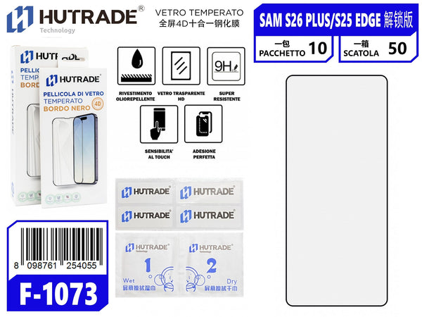 PELLICOLA DI VETRO SAM S26 PLUS/S25 EDGE 4D 10IN1