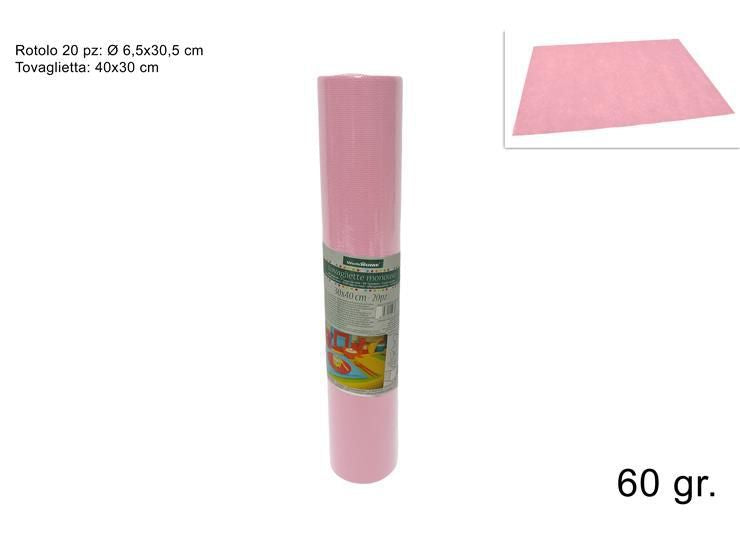 TOVAGLIETTE A STRAPPO RUNNER TNT 20 pz 30 × 40 ROSA 30 × 40-P