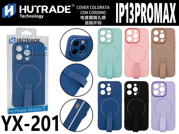 YX-201 COVER COLORATA CON LACCIOSTAND IP13 PRO MAX