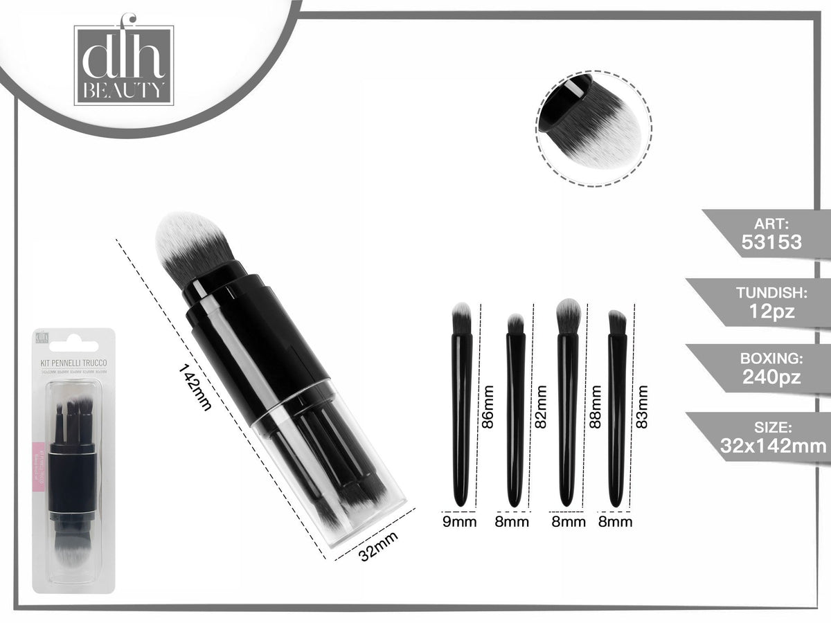 Kit pennelli trucco