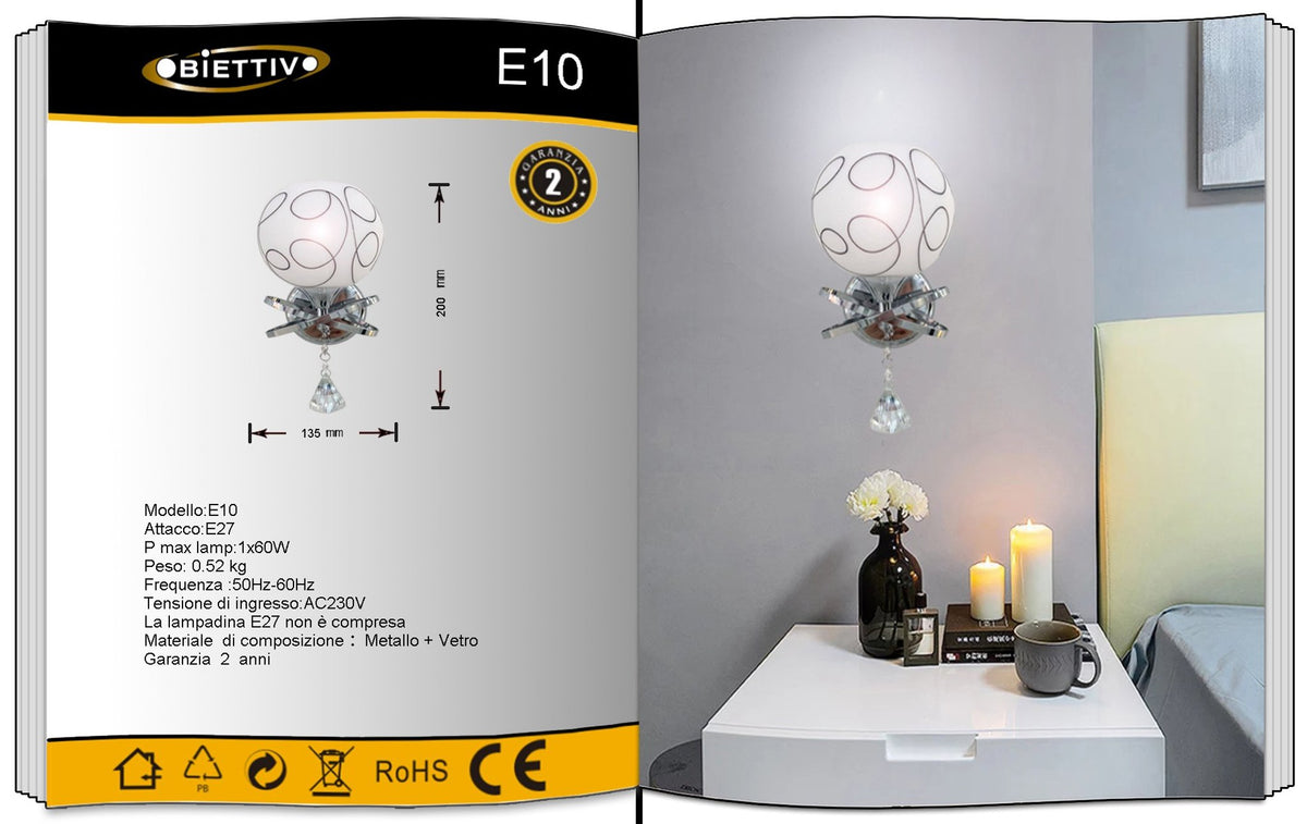 Applique Da Muro Universo – E10