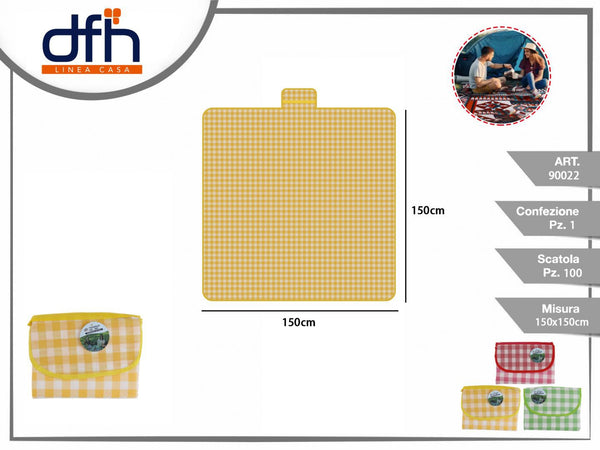 TAPPETINO DA PICNIC 1.5 × 1.5m