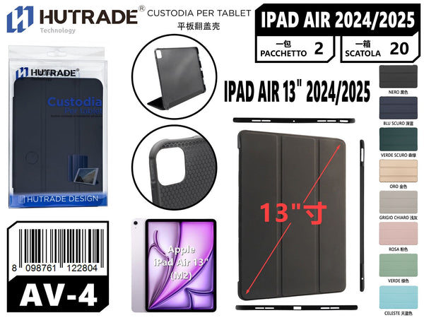 CUSTODIA PER TABLET IPAD AIR 13 2024/2025