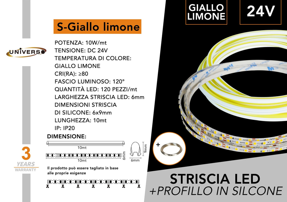 Striscia LED – S-GIALLO LIMONE