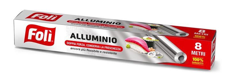 Foli roll alluminio 8mt