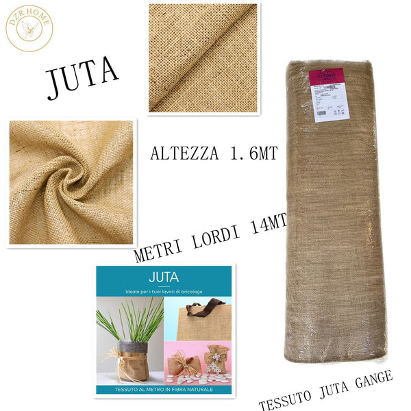 Tessuto per cucito · JUTA NATURALI 14MT