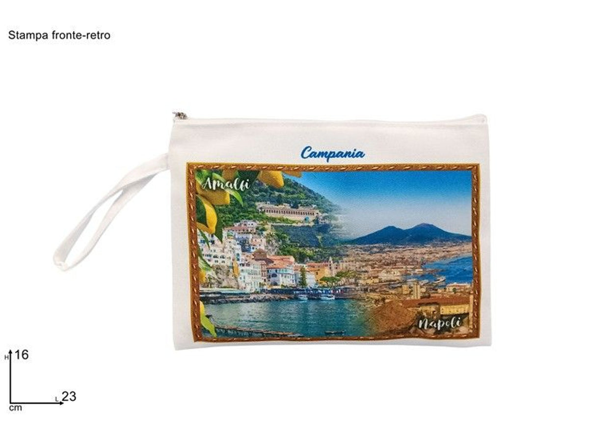 BUSTINA BEAUTY 23 × 16 cm IN POLYCOTTON BIANCA CAMPANIA C SCENARIO