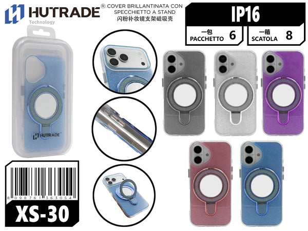 XS-30 COVER BRILLANTINATA CON SPECCHIETTO A STAND IP16