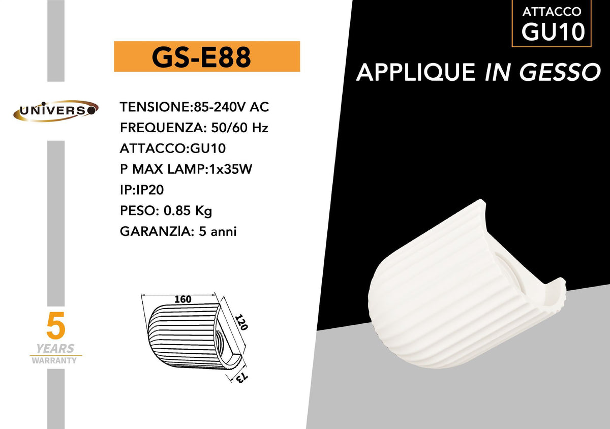 Applique In Gesso Universo – GS-E88