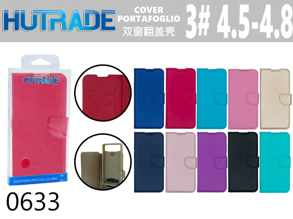 Custodia a libro universale per smartphone 4,5–4,8 pollici