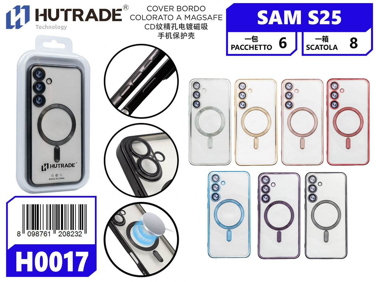 H0017 COVER BORDO COLORATO A MAGSAFE SAM S25