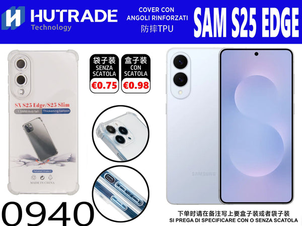 COVER TRASPARENTE BORDO ANTIURTO SAM S25 EDGE – 0940 014355