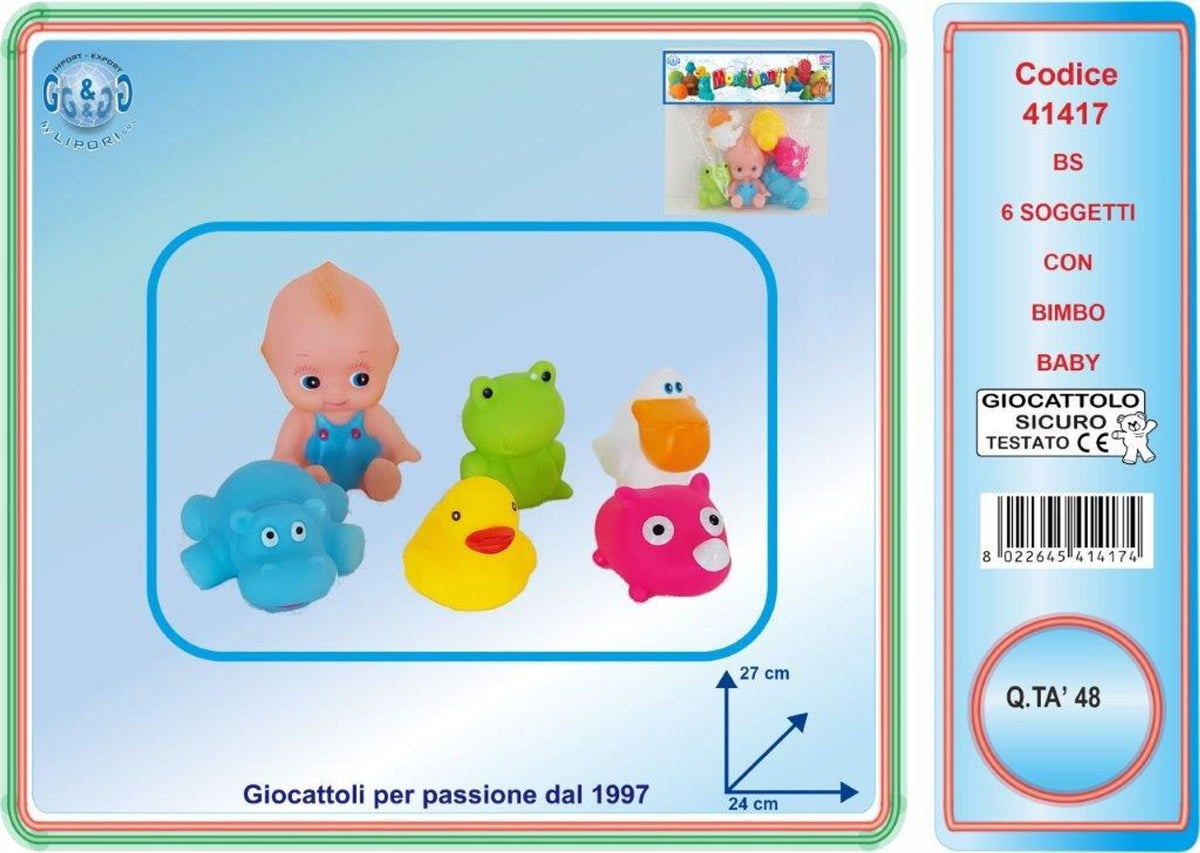 Set Baby 6 soggetti con bimbo LIP41417