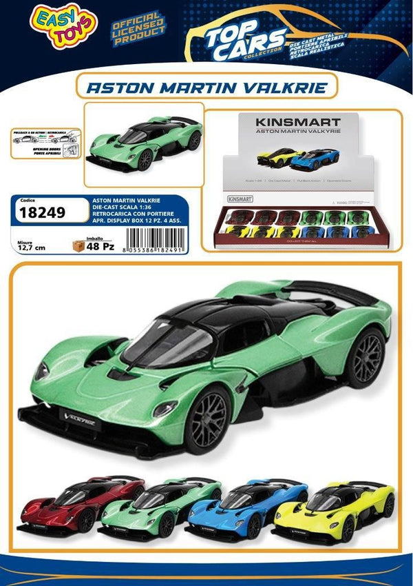 Aston Martin Valkyrie, modellino giocattolo