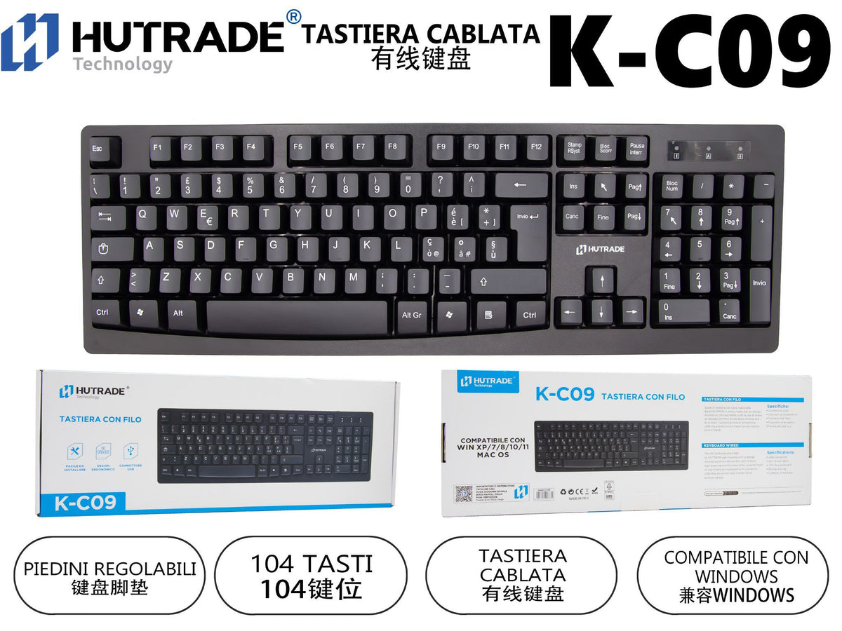 K-C09 TASTIERA CON FILO