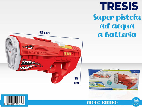 Pistola ad acqua a batteria 43 cm