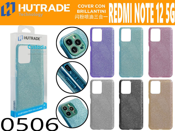 COVER CON BRILLANTINI REDMI NOTE 12 5G – N0506 021103