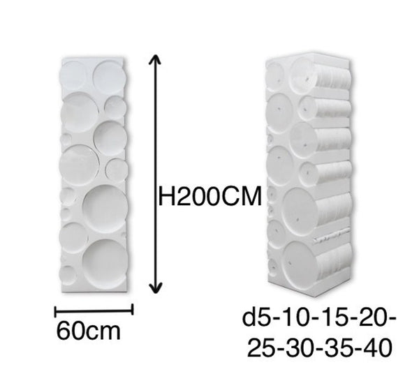 Espositore per basi tonde, H 5 cm