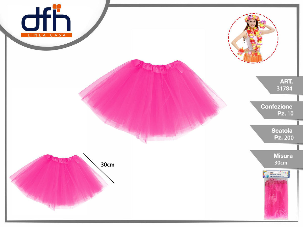 Gonna tutu in tulle glitter