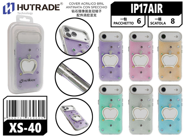 XS-40 COVER ACRILICO BRILLANTINATA CON SPECCHIO IP17 AIR