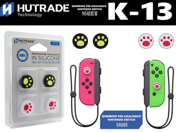 Copripulsanti per Nintendo Switch K-13 a zampa di gatto