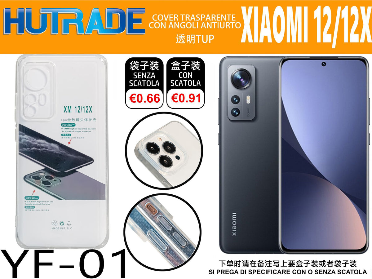 COVER TRASPARENTE MI 12 – YF01 011555