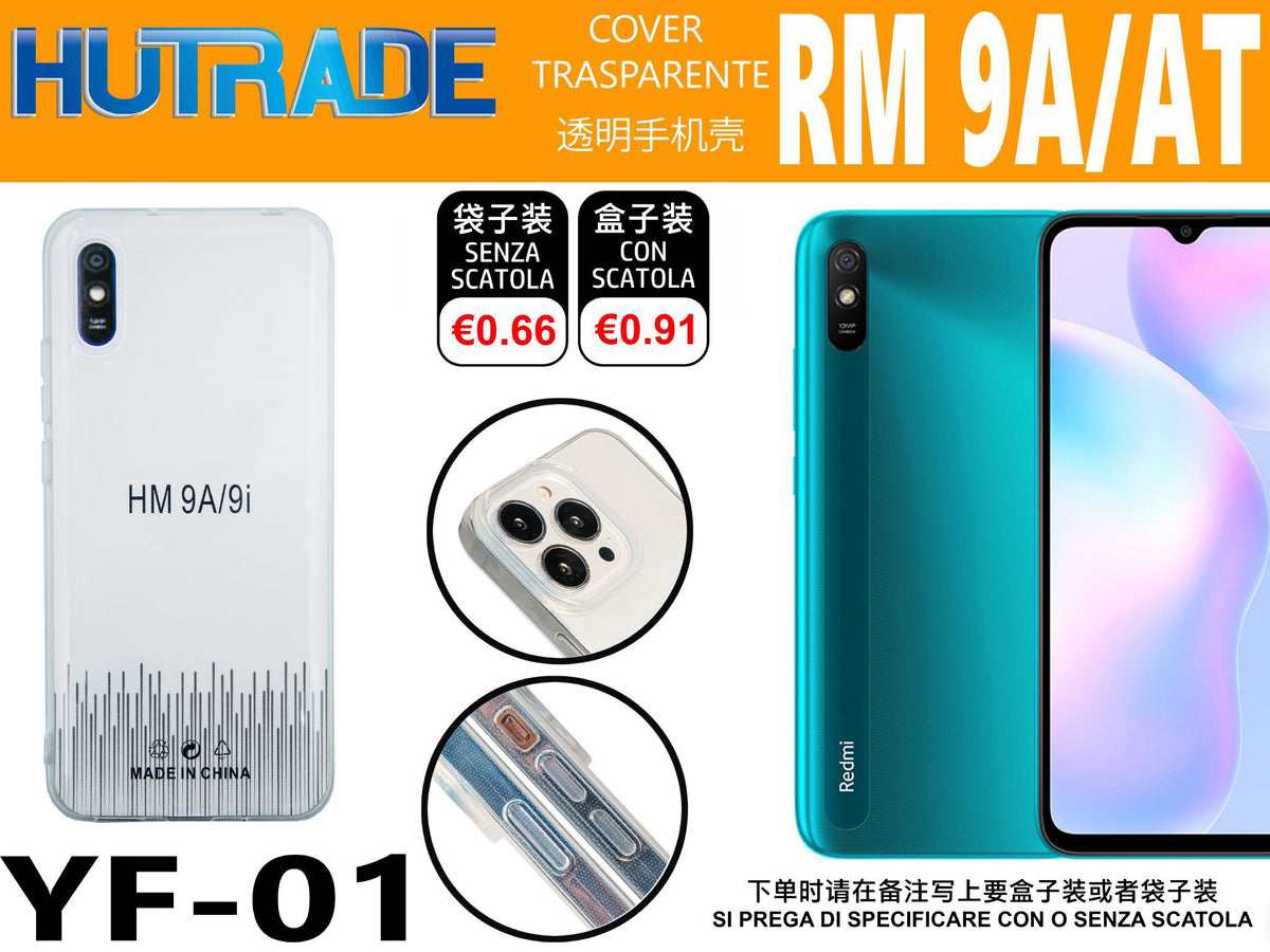 COVER TRASPARENTE REDMI 9A/9AT – YF01 011501
