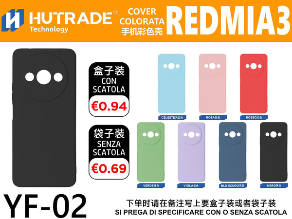 COVER COLORATA TPU REDMI A3 – YF02 006844