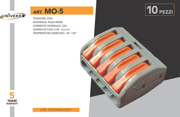 Morsetti e connettori elettrici – MO-5