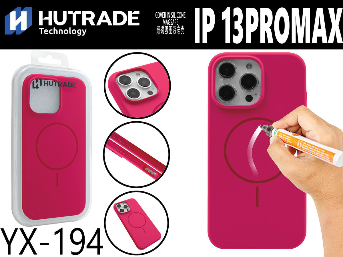 YX-194 COVER COLORATA MAGSAFE IP13 PRO MAX FUCSIA