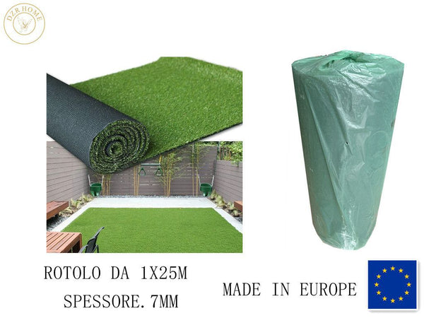 Prato artificiale in rotolo, 1 × 25 m