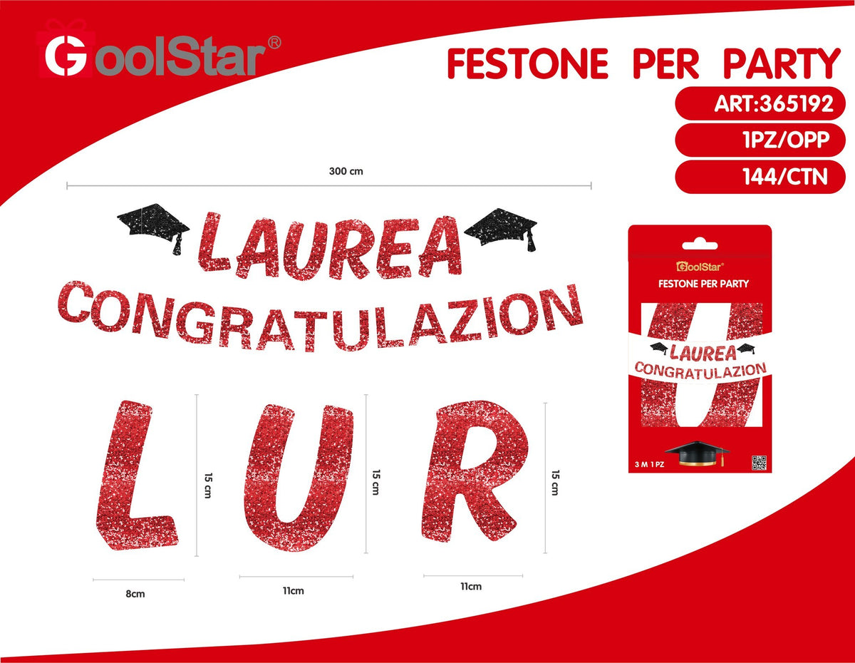 Festone per party laurea
