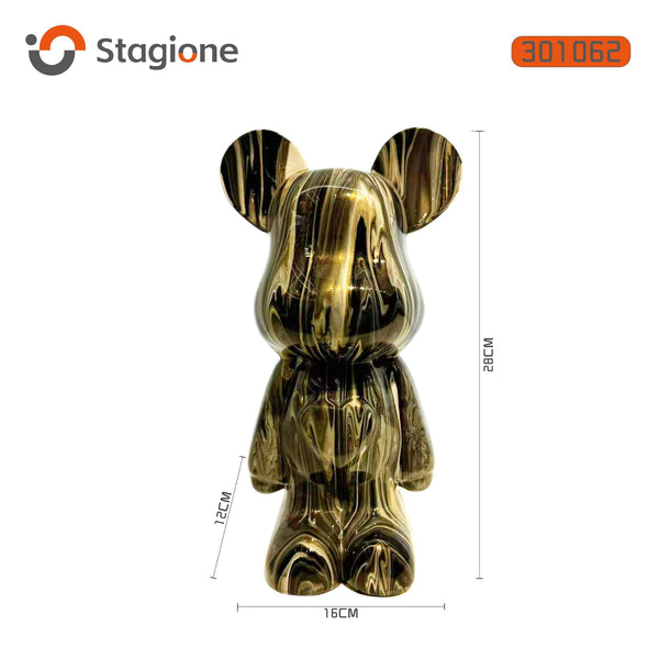 Soprammobile orso con muso allungato da 28 cm