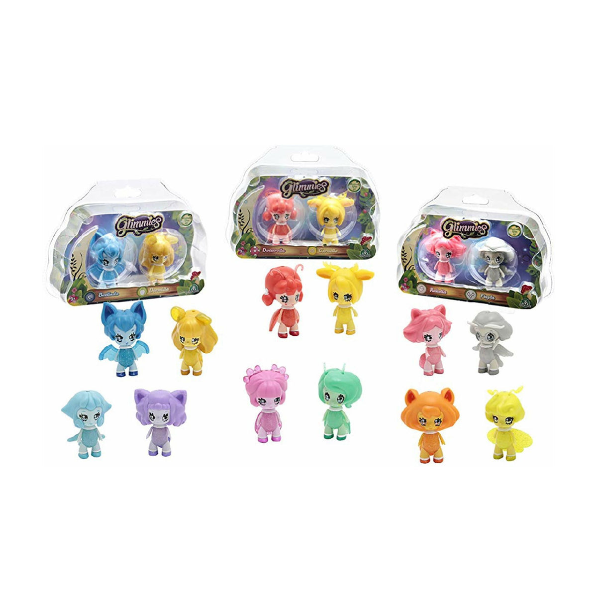 Glimmies, confezioni di personaggi assortiti